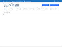 Tablet Screenshot of ciestosolutions.com